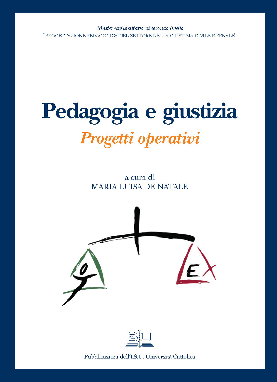 PEDAGOGIA E GIUSTIZIA. PROGETTI OPERATIVI 2008