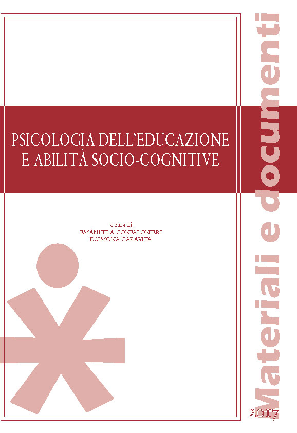 PSICOLOGIA DELL'EDUCAZIONE E ABILITA' SOCIO-COGNITIVE (BANDA ROSSA)