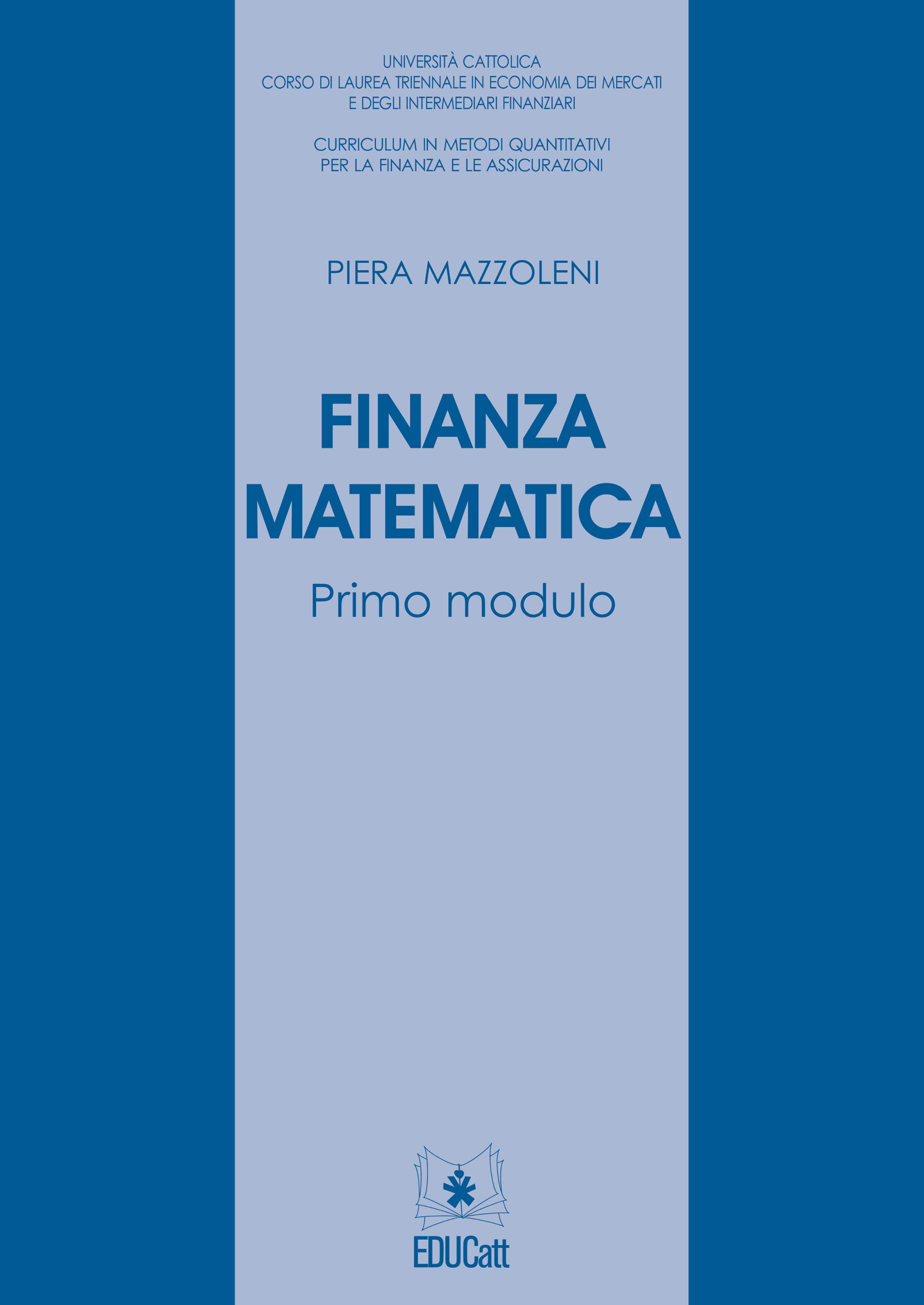 FINANZA MATEMATICA PRIMO MODULO