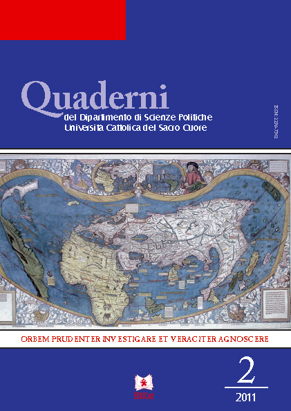 QUADERNI DEL DIPARTIMENTO DI SCIENZE POLITICHE VOL. 2/2011