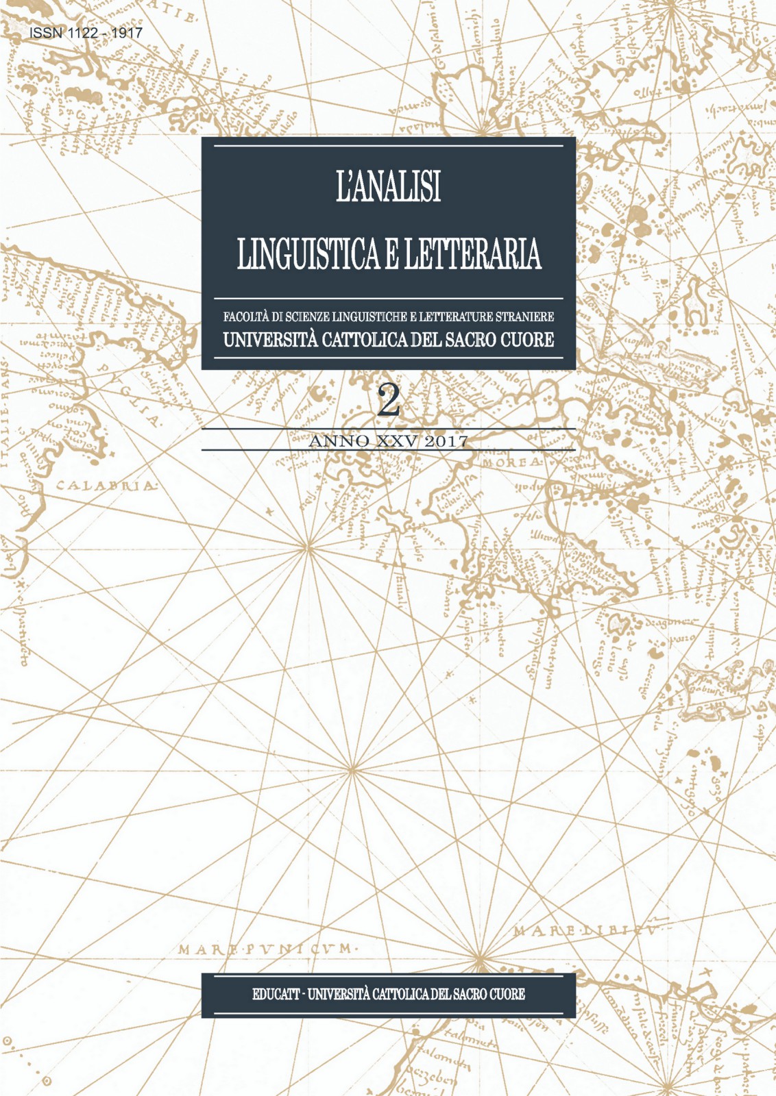 L'ANALISI LINGUISTICA E LETTERARIA 2017/2