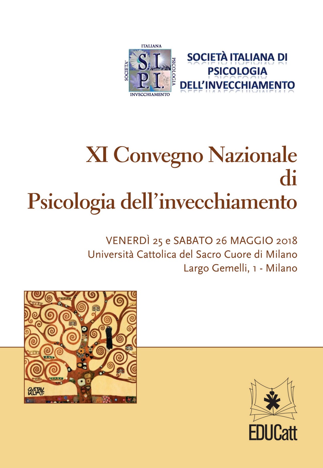 XI CONVEGNO NAZIONALE DI PSICOLOGIA DELL'INVECCHIAMENTO