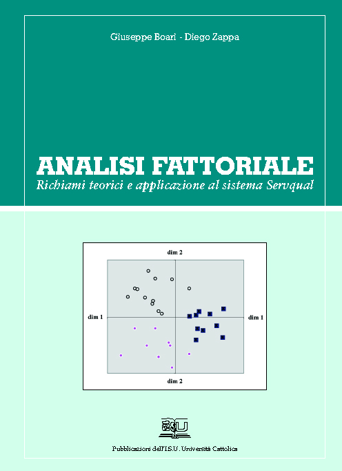 ANALISI FATTORIALE. RICHIAMI TEORICI E APPLICAZIONE AL SISTEMA SERVQUAL