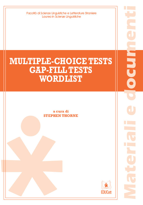 MULTIPLE-CHOICE TESTS GAP-FILL TESTS WORDLIST