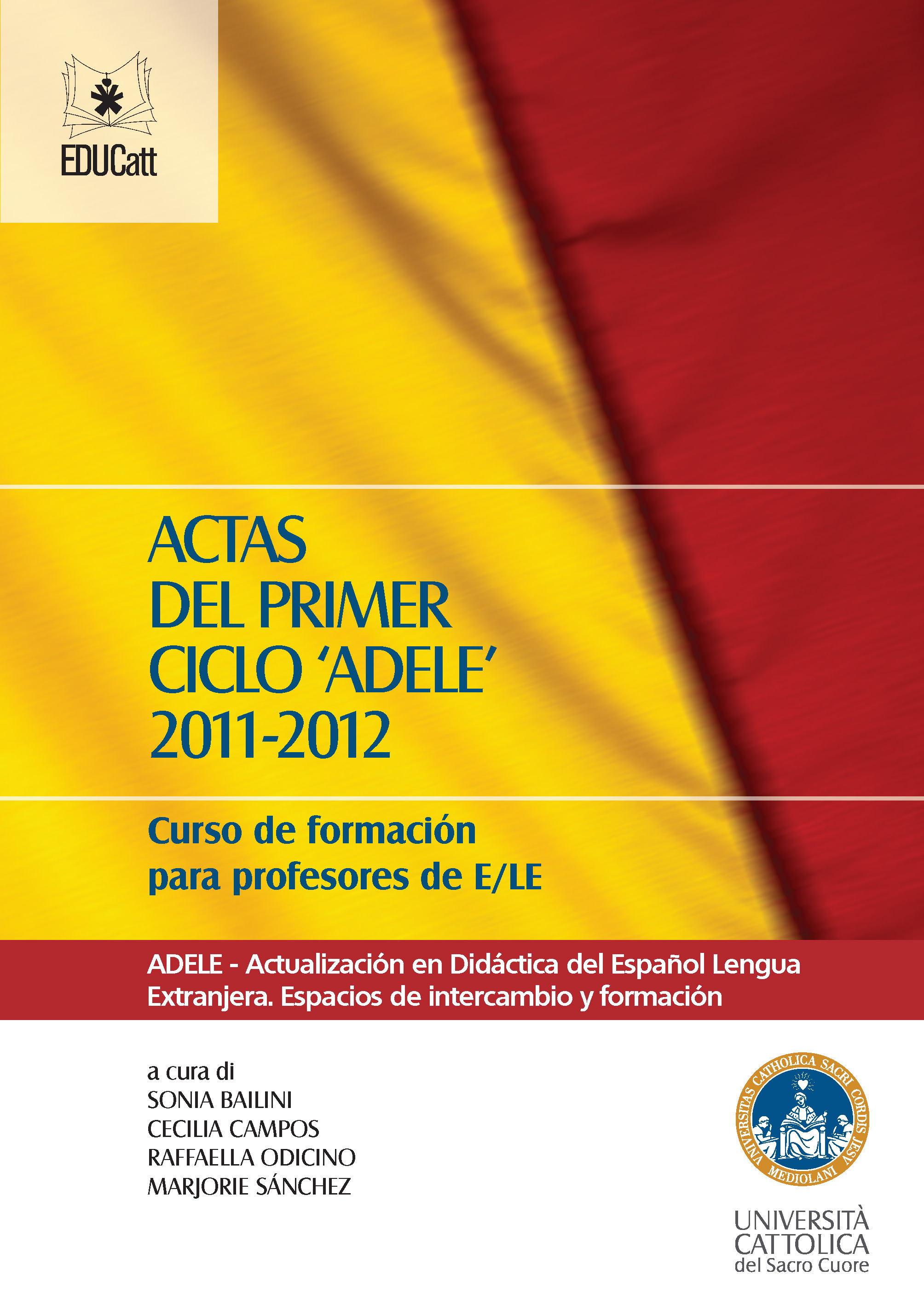 ACTAS DEL PRIMER CICLO ADELE 2011-2012