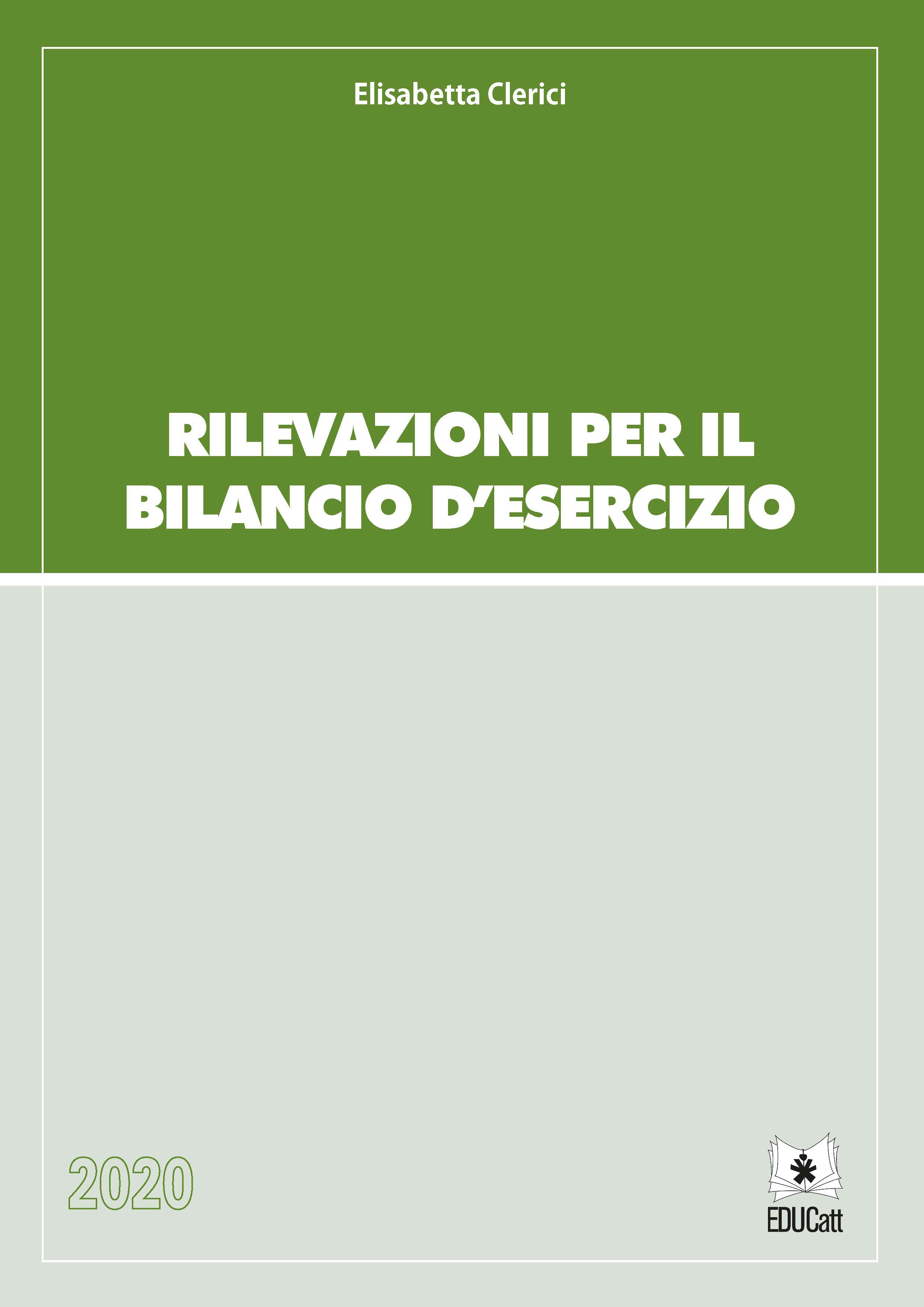 Rilevazioni per il bilancio d'esercizio