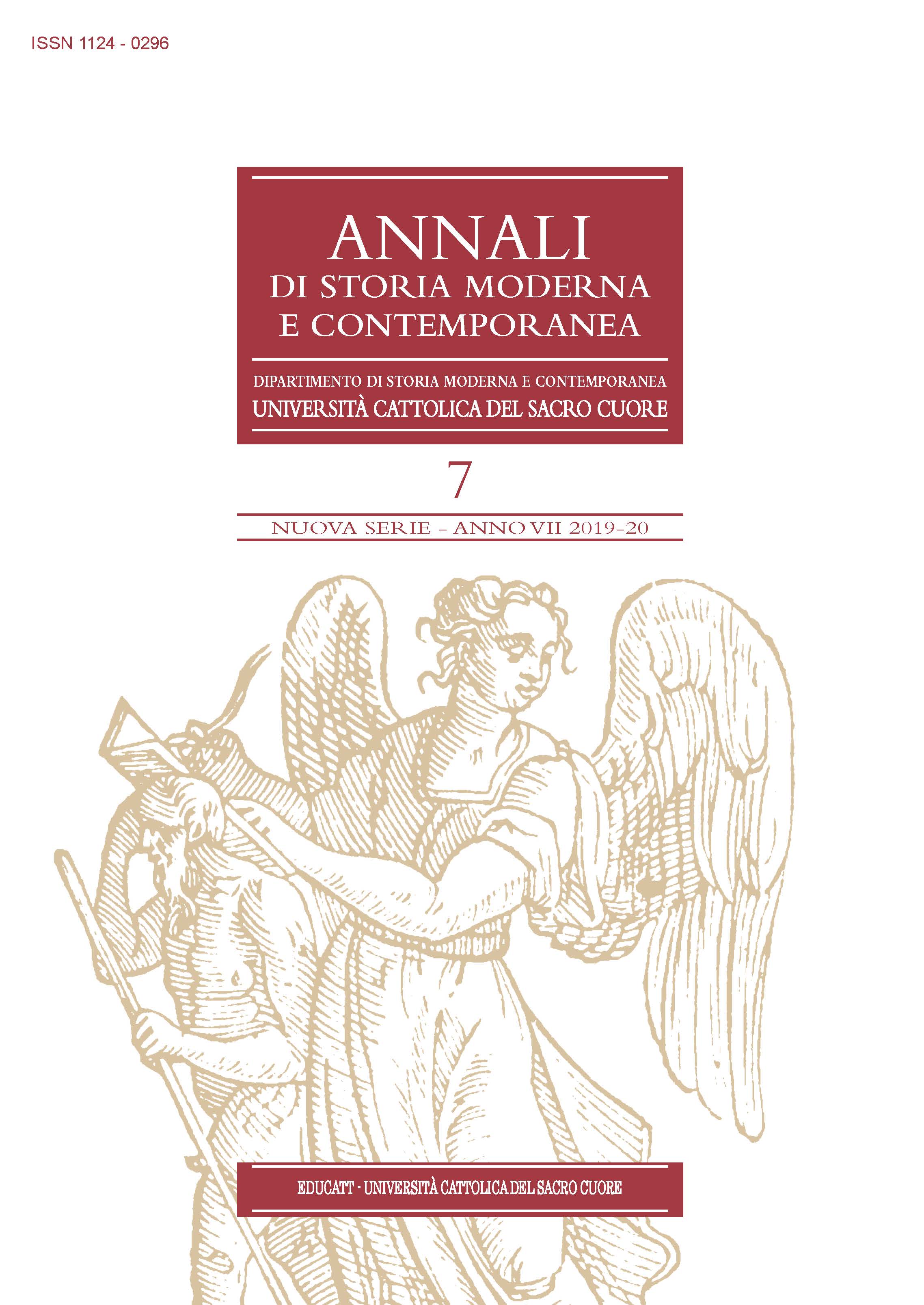 ANNALI DI STORIA MODERNA E CONTEMPORANEA 2019-20/7