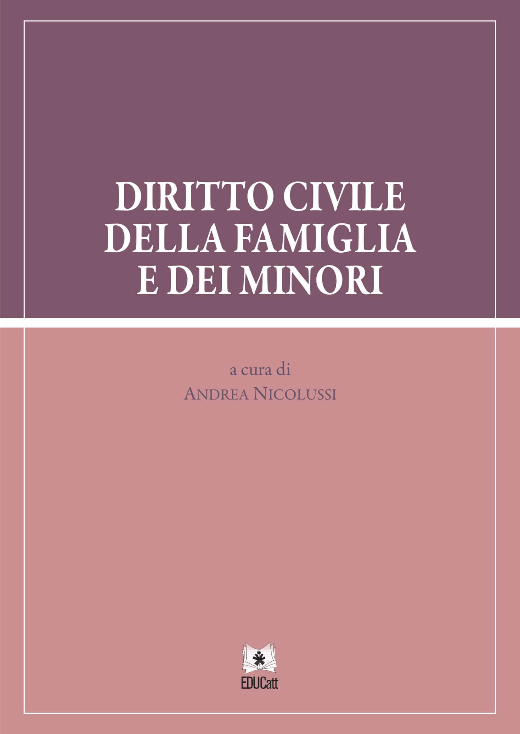 DIRITTO CIVILE DELLA FAMIGLIA E DEI MINORI 2019