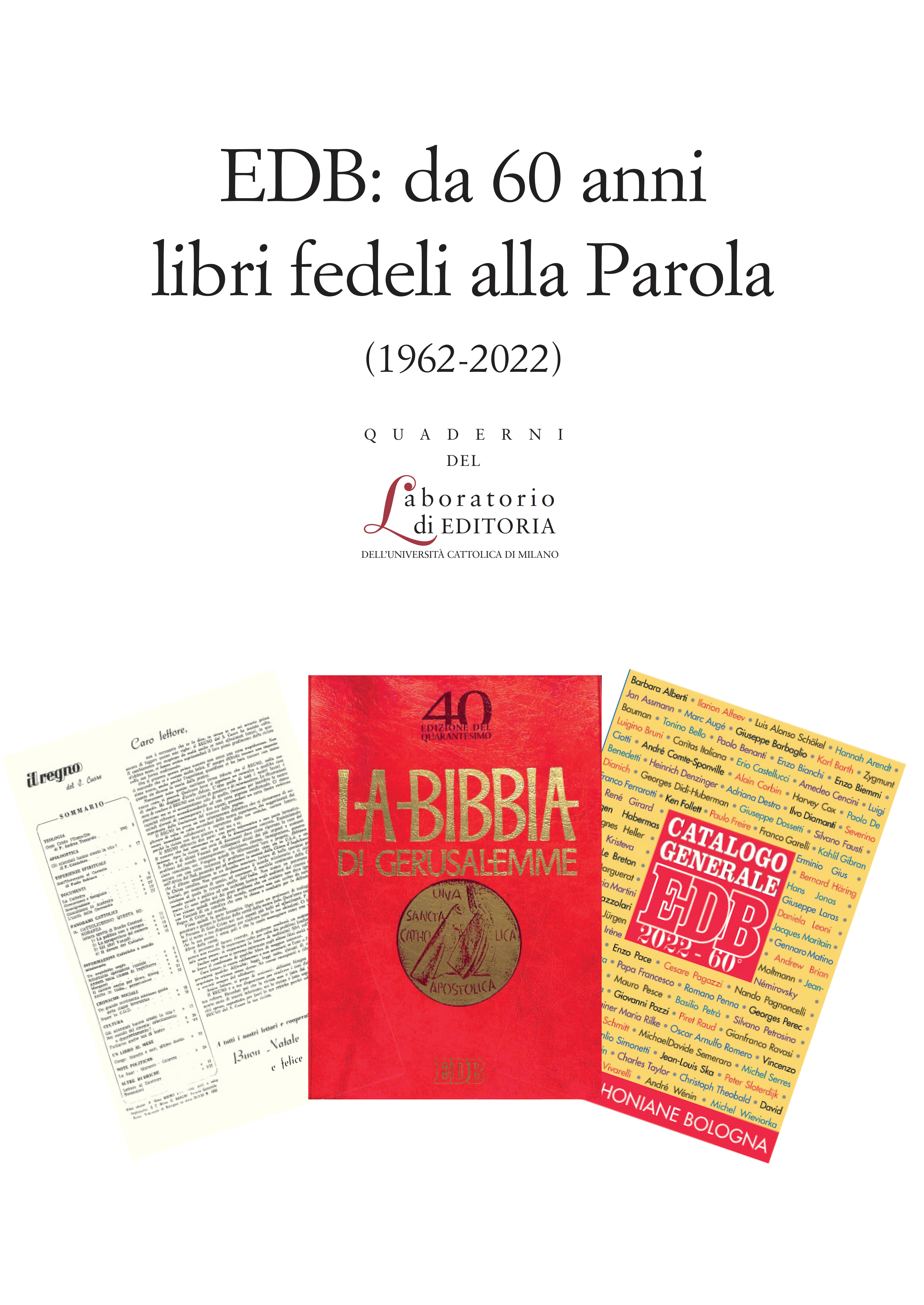 EDB: da 60 anni libri fedeli alla Parola (1962-2022) - quale 33