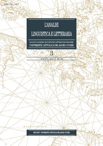 ANALISI LINGUISTICA E LETTERARIA 2018/3