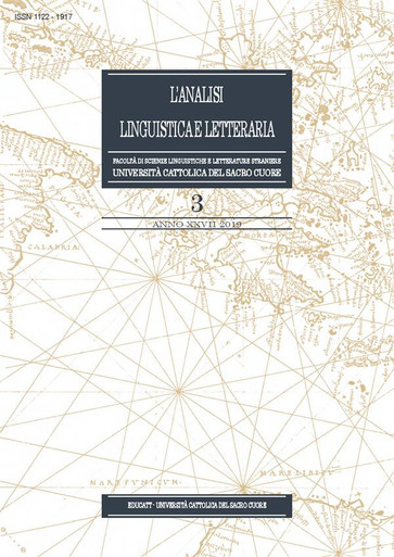 L'ANALISI LINGUISTICA E LETTERARIA 3/2019