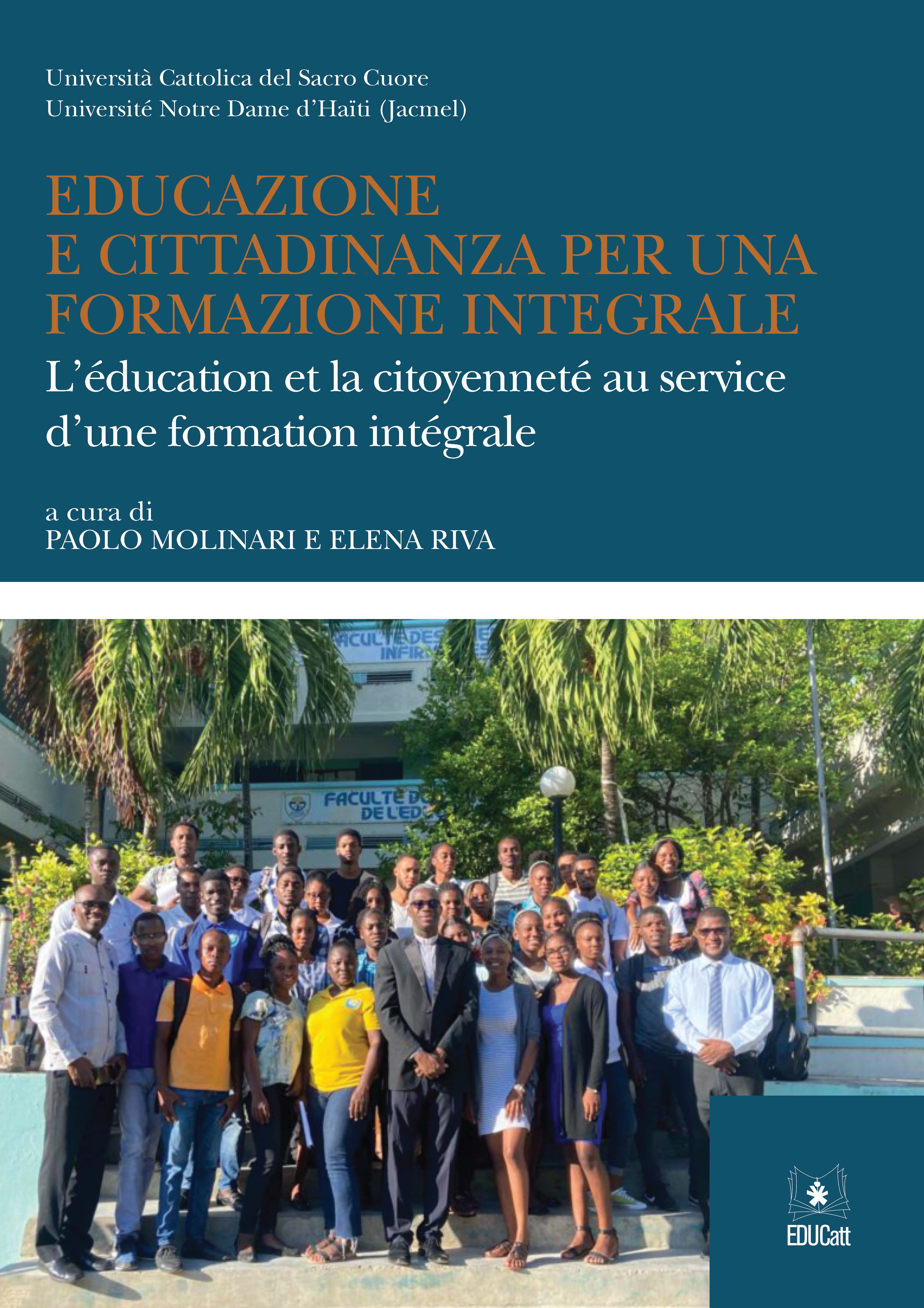 Educazione e cittadinanza per una formazione integrale. L’éducation et la citoyenneté au service d’une formation intégrale