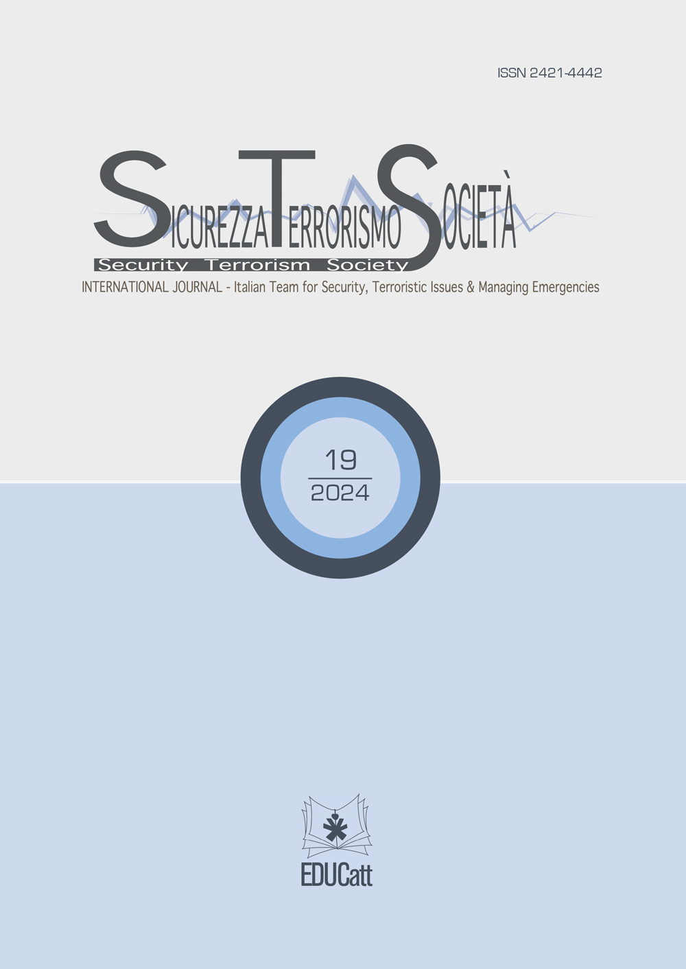 Sicurezza Terrorismo e Società 19 Special Issue 1/2024