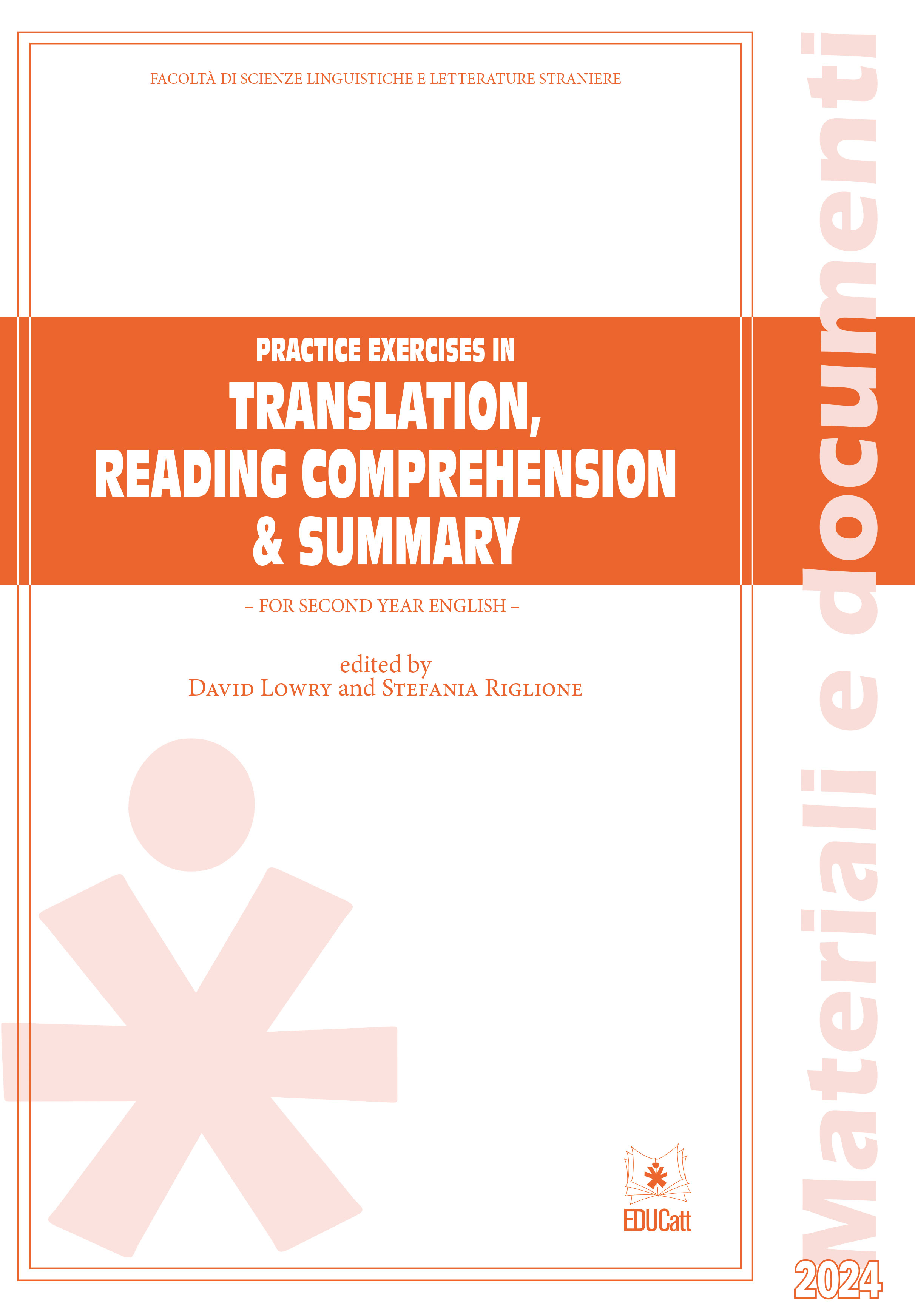 Practice exercises in translation, reading comprehension & summary